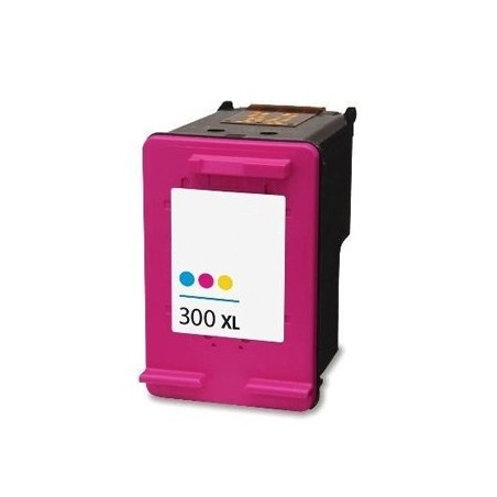 Tinteiro Compatível HP 300XL Cor CC644EE 11ml 420 Pág.