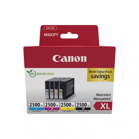 Pack Tinteiros Canon 2500XL 4 Cores 9254B010