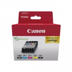 Pack Tinteiros Canon 580/581 4 Cores 2078C007