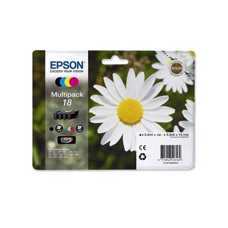 Pack Tinteiros Epson 18 4 Cores C13T18064010