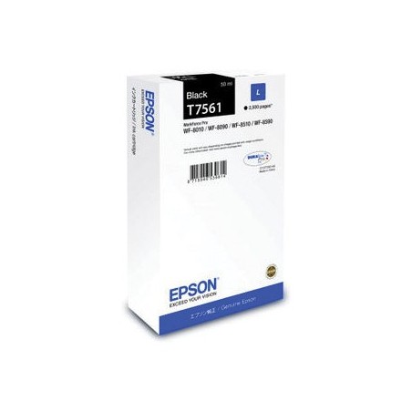 Tinteiro Epson T7561 Preto C13T756140 50ml 2500 Pág.