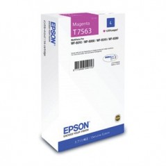 Tinteiro Epson T7563 Magenta C13T756340 14ml 1500 Pág.