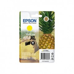 Tinteiro Epson 604XL Amarelo C13T10H44010 4ml 350 Pág.