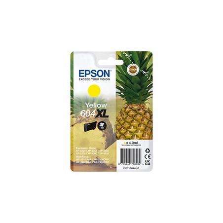Tinteiro Epson 604XL Amarelo C13T10H44010 4ml 350 Pág.