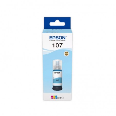 Tinteiro Epson 107 Azul Claro C13T09B540 70ml 7200 Pág.