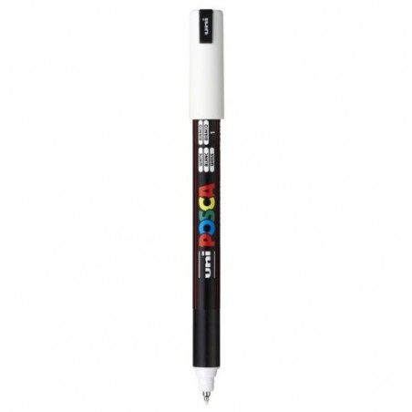 Marcador Uniball Posca PC1MR 0,7mm Branco-1un / Escrita e De