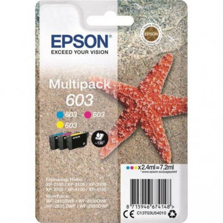 EPSON TINTEIRO 603 MULTIPACK 3 CORES  XP-28xx/3100/21xx/3105