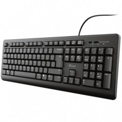 TRUST TECLADO TK-150 SILENT USB BLACK (CAIXA OEM) B2B PROMO
