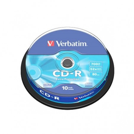 VERBATIM CD-R 52X 700MB 80MIN EXTRA PROT BOBINE (CAKE) PACK