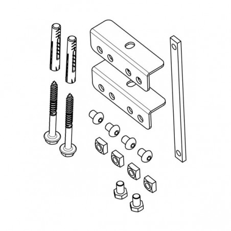 VOGELS PFA 9126 PFB 34XX BRACKET KIT BLACK