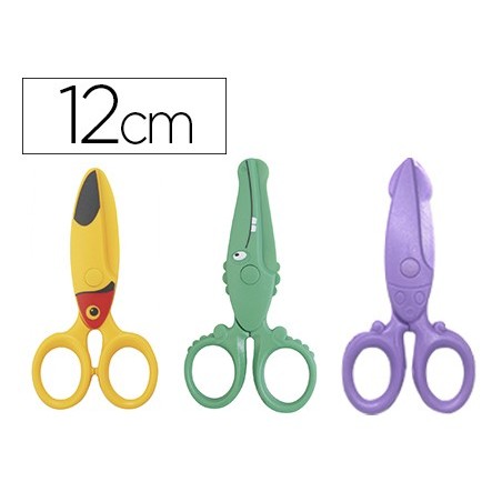 TESOURA ESCOLAR LIDERPAPEL 12 CM ESPECIAL PARA CRIANCAS CORT