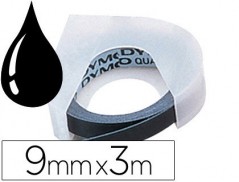 FITA DYMO 3D 9MM X 3MT PRETA