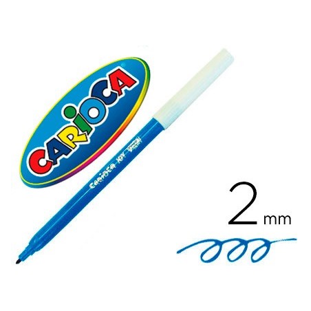 MARCADORES CARIOCA COM 50 UNIDADES AZUL