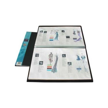 Pasta c/40 Bolsas 80 Paginas Catalogo A3 Preto