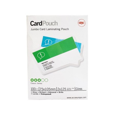 Bolsa Plastificacao Termica 075x105mm 125mic Cx100un