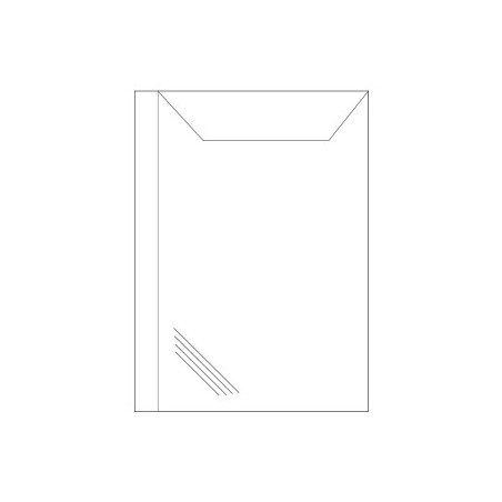 Bolsa Pvc 190mmx229mm para Projecto c/Vitrine e s/Furacao /