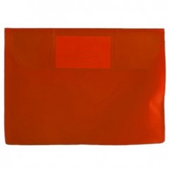 Envelope A5 Pvc Translucido com Visor - Vermelho Pk10 / Arqu