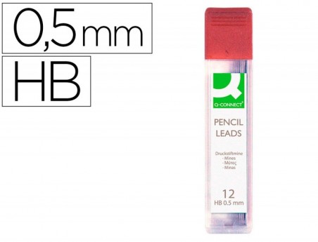 MINAS Q-CONNECT HB 0,5 MM - TUBO COM 12 MINAS