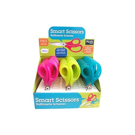 Expositor Tesouras 14,5cm Plus cores sortidas (24 uni)