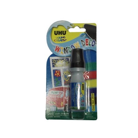 Tinta Young Creativ para Vidro em Preto 25ml / Escolar / Pin
