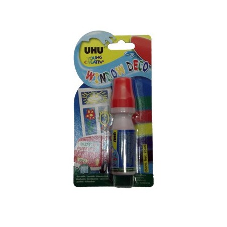 Tinta Young Creativ para Vidro em Vermelho 25ml / Escolar /