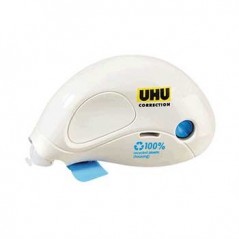 6un Corrector Fita UHU Roller 5mmx10m 1un / Escrita e Desenh