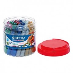 Marcadores Giotto Glitter Glue Cores Sortidas 50x10,5ml