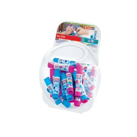 Cola Stick 10gr Tesa Fantasia Azul e Rosa - Bomboneira c/48u