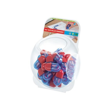 Cola Mini Roller Colagem Permanente Tesa - Bomboneira 48unid