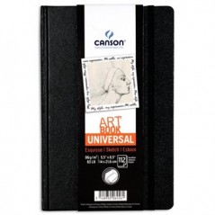 Caderno Canson Artbook Universal Fino A5 96gr 112Fls / Papei