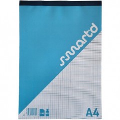 10un Bloco Notas Smart Office A4 Quadriculado / Papeis e Tra