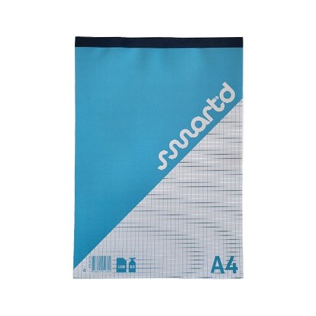 10un Bloco Notas Smart Office A4 Quadriculado / Papeis e Tra