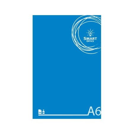 10un Bloco Notas Smart Office A6 Quadriculado, 60gr, 100 Fol