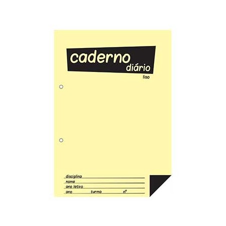 Caderno Diario Liso 25x17,6 (B5) 40fls 60grs 1un