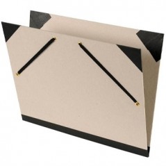 Pasta Desenho c/ 2 elasticos 52x72cm Canson Brut Gomas Cinza