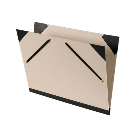 Pasta Desenho c/ 2 elasticos 52x72cm Canson Brut Gomas Cinza