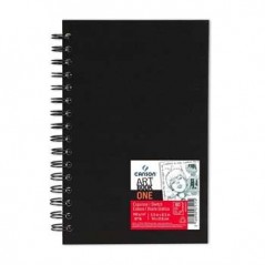 Bloco Espiral Grafico Canson Sketch One Fino A5 100g 80Fls /