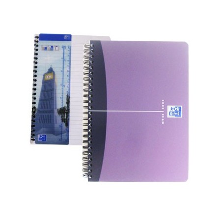 5un Caderno Espiral Oxford Office Book Capa PP A5 Pautado 90