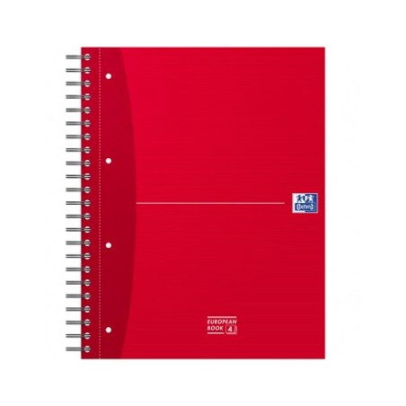 Caderno Espiral Oxford European Book Capa Cartao A5 Quadri