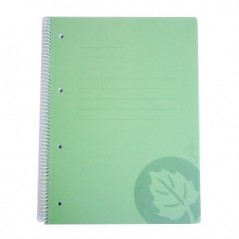 Caderno Espiral Capa PP A4 Quadriculado 120fls Cores Sortida