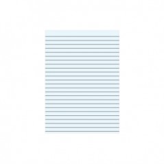 10un Caderno Papel Tipo Almaco A4 5Fls s/Margem 35 Linhas Az