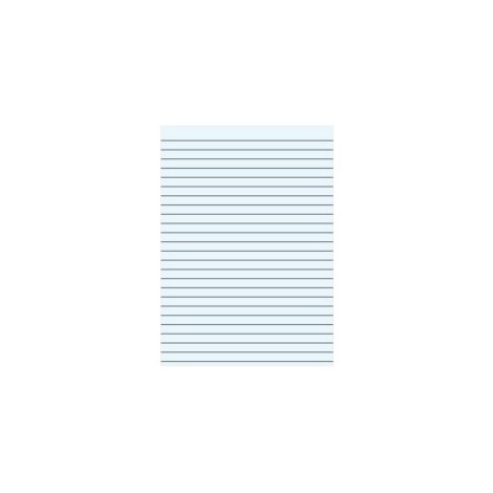 10un Caderno Papel Tipo Almaco A4 5Fls s/Margem 35 Linhas Az