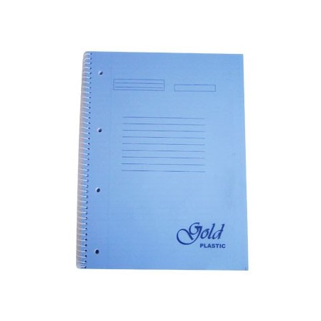 Caderno Espiral Capa PP A4 Pautado 100fls Cores Sortidas / P