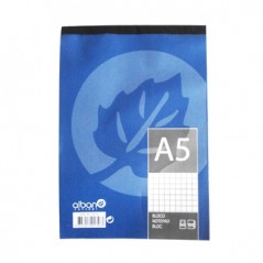 Bloco Notas A5 Quadriculado 100 Folhas / Papeis e Transforma