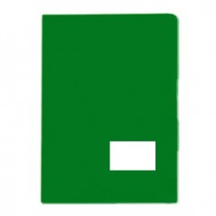 Pasta Plastico Martelada c/Bolsa e Visor A4 (321A) Verde Pac