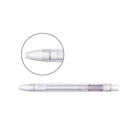 Borracha Tipo Caneta Connect Branco - 1un