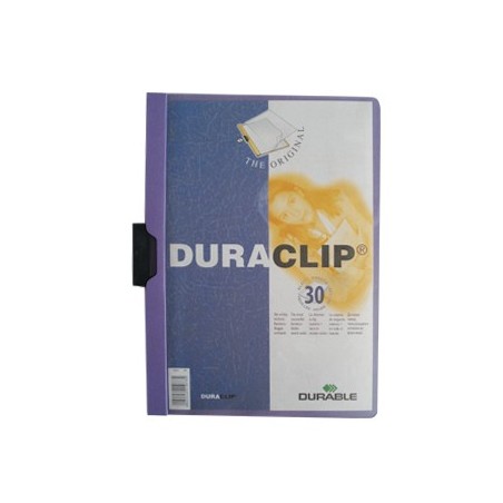 Classificador Clip Lateral Durable 2200 Lilas-1un / Arquivo