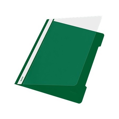 Classificador Plastico Capa Transp. Leitz 4191 Verde 25 un.