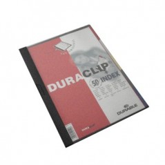 Classificador C/Mola Durable 2235 Preto + 5 Separadores -1un