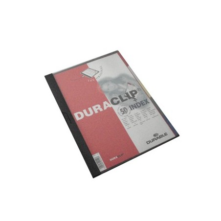 Classificador C/Mola Durable 2235 Preto + 5 Separadores -1un